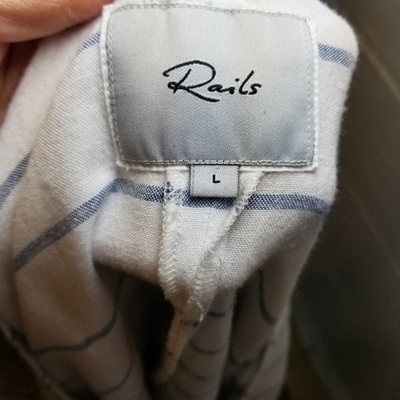 RAILS lily positano striped lace up tunic top - Picture 10 of 15